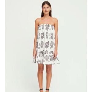 RHODE Floral Black and White Women's W OR W/O Straps